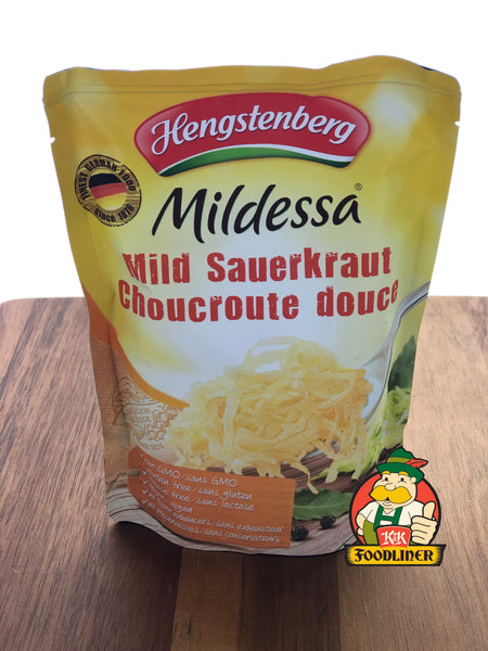 HENGSTENBERG Mildessa Mild Sauerkraut Pouch – K&K Foodliner