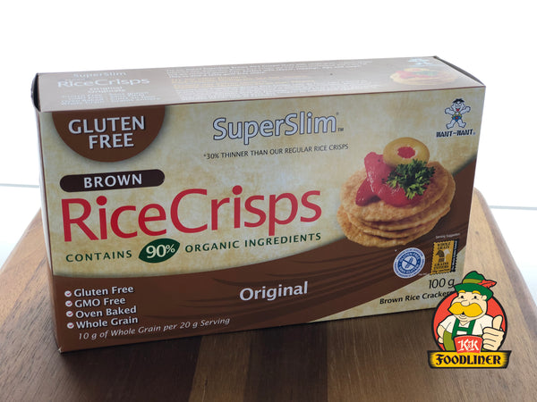 SUPERSLIM Rice Crisps Gluten Free (Multiple Varieties)