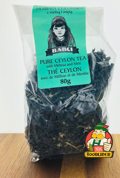 BABCI Pure Ceylon Tea with Melissa and Mint