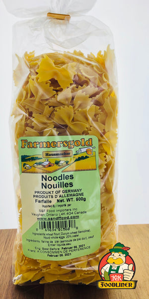 HAUSMACHER Farmersgold Noodles (Bow Ties)
