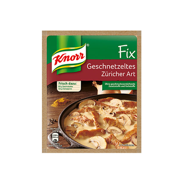 KNORR Fix Geschnetzeltes Zuricher Art