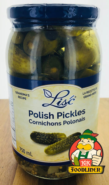 LISC Polish Pickles (750ml)
