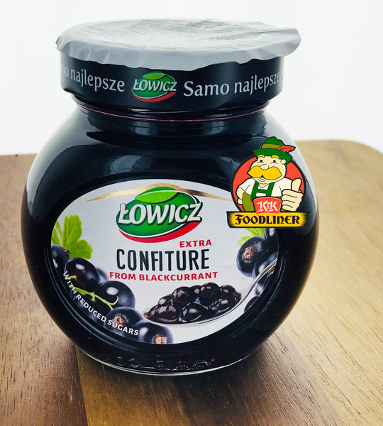 ŁOWICZ Jam Extra Confiture from blackcurrant