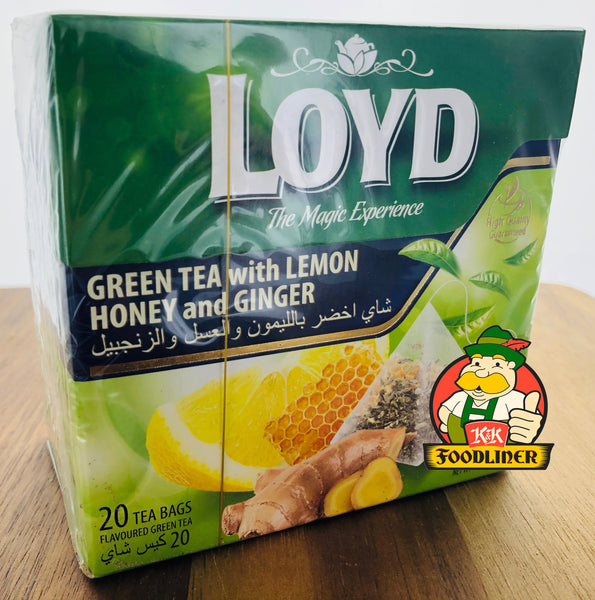 LOYD Green Tea with Lemon, Honey & Ginger