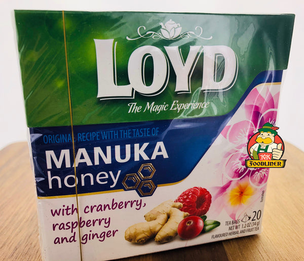LOYD Manuka Honey with Cranberry, Raspberry and Ginger