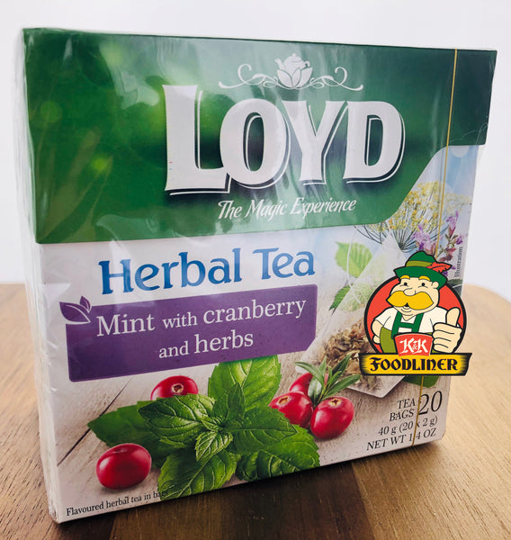 LOYD Herbal Tea Mint with Cranberry & Herbs