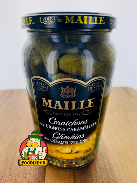 MAILLE Gherkins with Caramelized Onions
