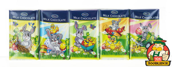 ONLY Easter Chocolate Bars 5 Pack