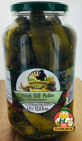 PROUD FARMER Polish Dill Pickles (1.5L)