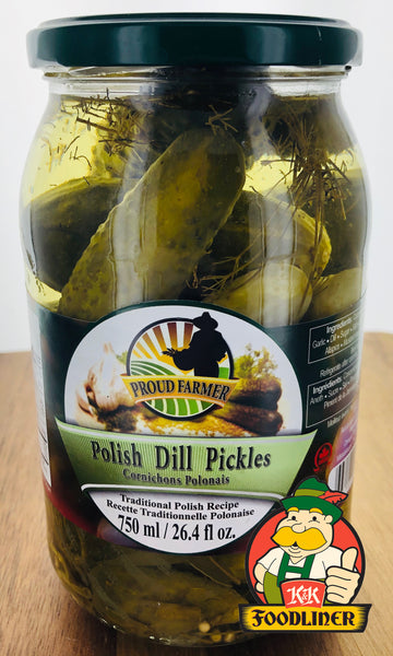 PROUD FARMER Polish Dill Pickles (750ml)