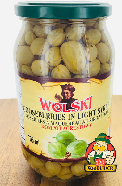 WOLSKI Gooseberries in light syrup