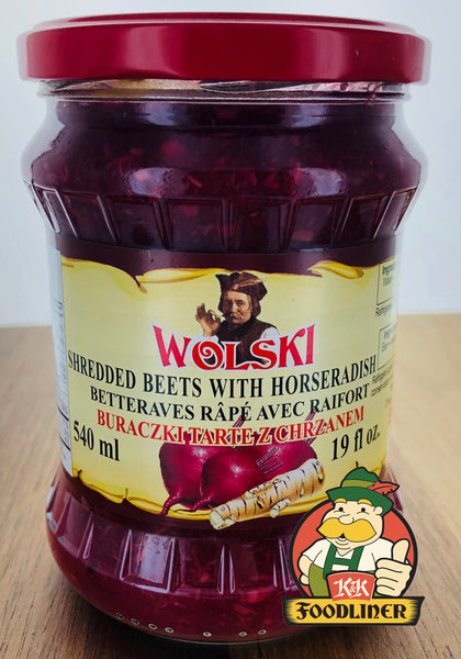 WOLSKI Shredded Beets with Horseradish