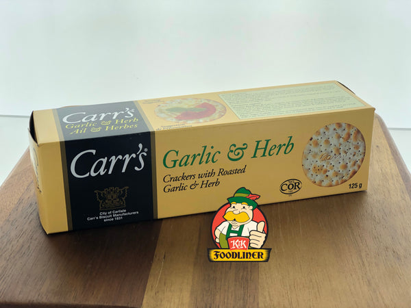CARRS Garlic & Herb Crackers