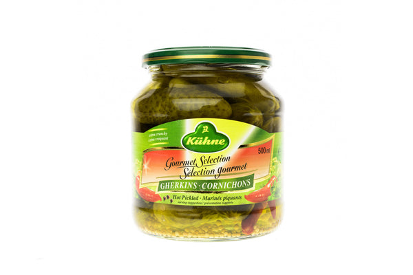 KÜHNE Gourmet Selection Gherkins Hot Pickled