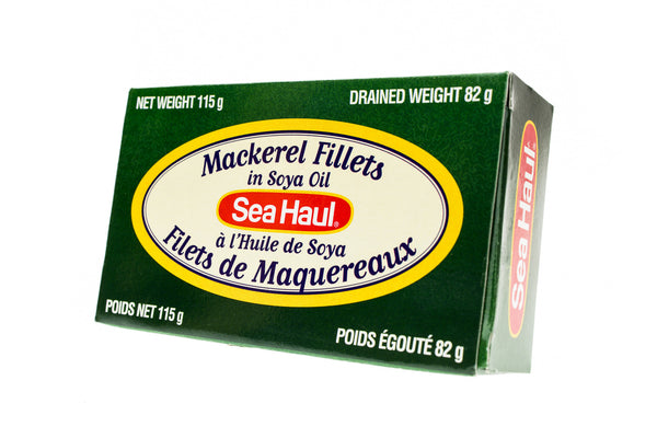SEA HAUL Mackerel Fillets in Soya Oil