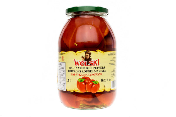 WOLSKI Marinated Red Peppers (1.5L)