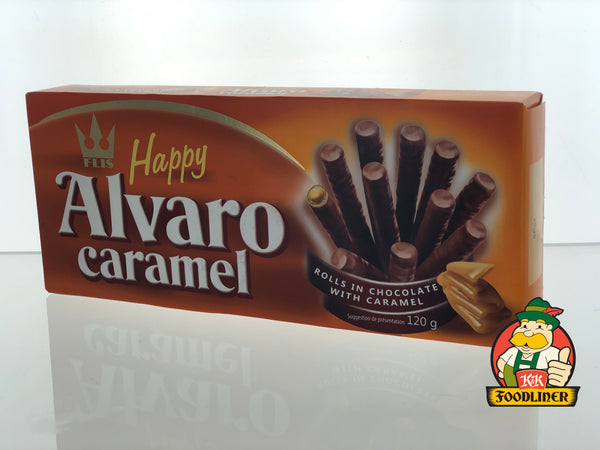 FLIS Happy Alvaro Caramel Rolls in chocolate with caramel