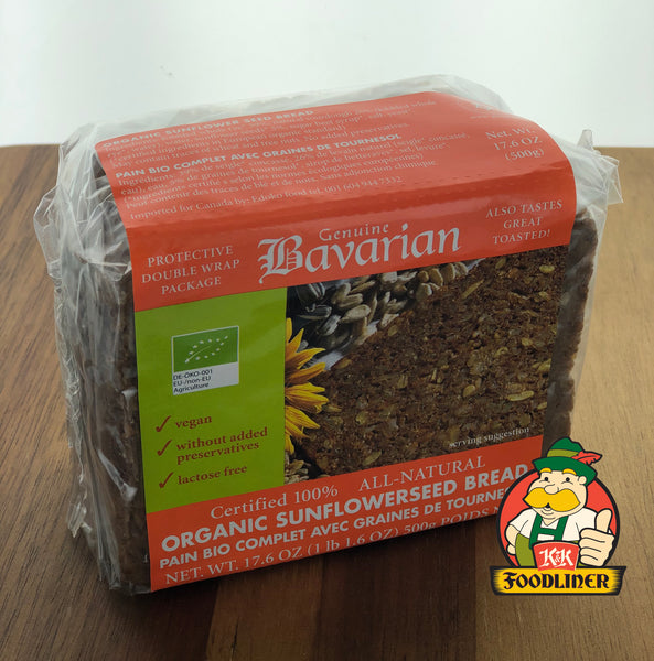 GENUINE BAVARIAN Organic Sunflowerseed Bread