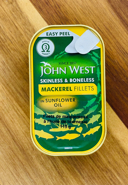 John West Mackerel Fillets in Sunflower Oil