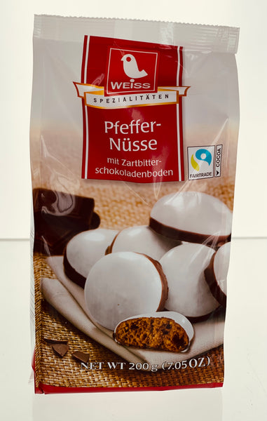 WEISS Pfeffernüsse glasiert with Chocolate (Glazed Gingerbread)