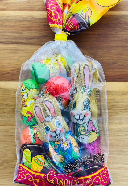 Large Cosmo Chocolate Bunny in a bag
