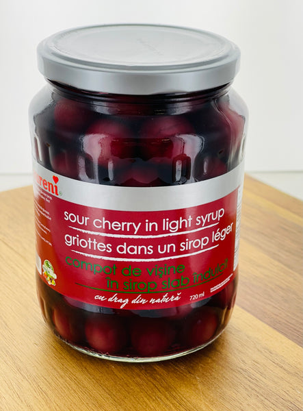 Raureni Sour Cherry in Light Syrup