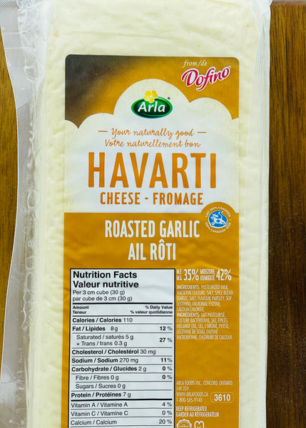 Havarti Cheese Roasted Garlic