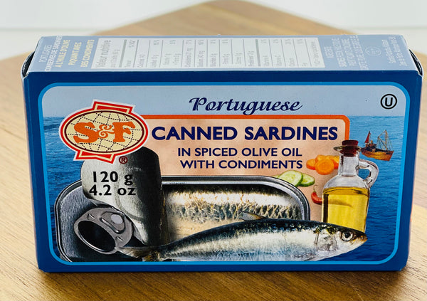 S&F Portuguese Sardines in Spiced Oilive Oil with Condiment