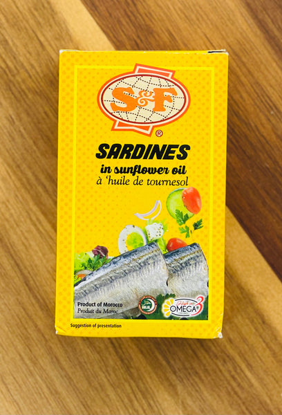 S&F Sardines in Sunflower Oil