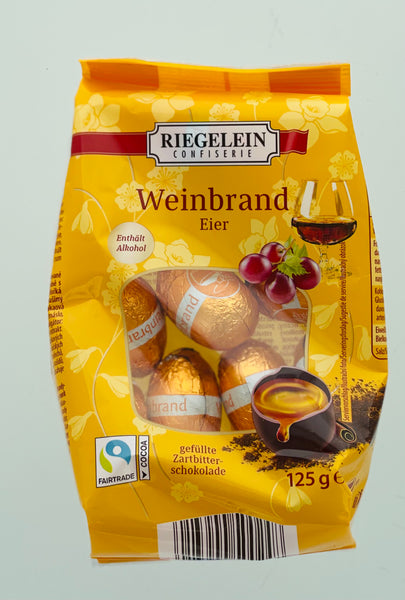 Riegelein Easter Eggs filled with Brandy Liqueur