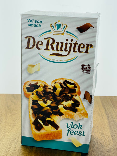 DE RUIJTER Vlok Feest Chocolate and Vanilla Flakes