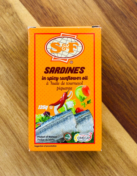 S&F Sardines in Spicy Sunflower Oil