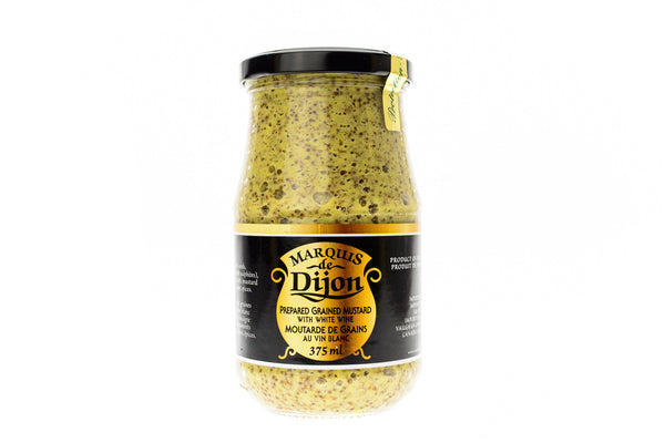 MARQUIS Dijon Grained Mustard w/White Wine 375ml