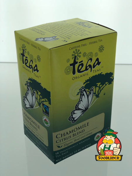 TEGA Organic Chamomile Citrus Blend Tea