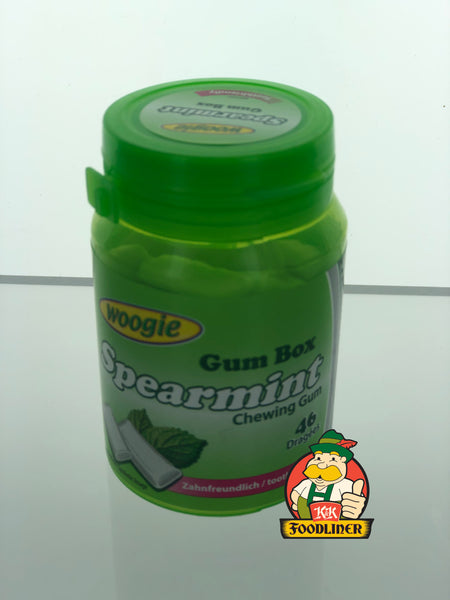 WOOGIE Gum Box Spearmint Chewing Gum